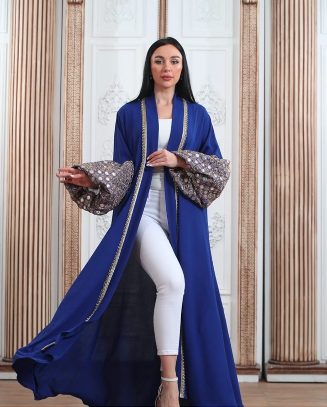 Cobalt Blue Abaya