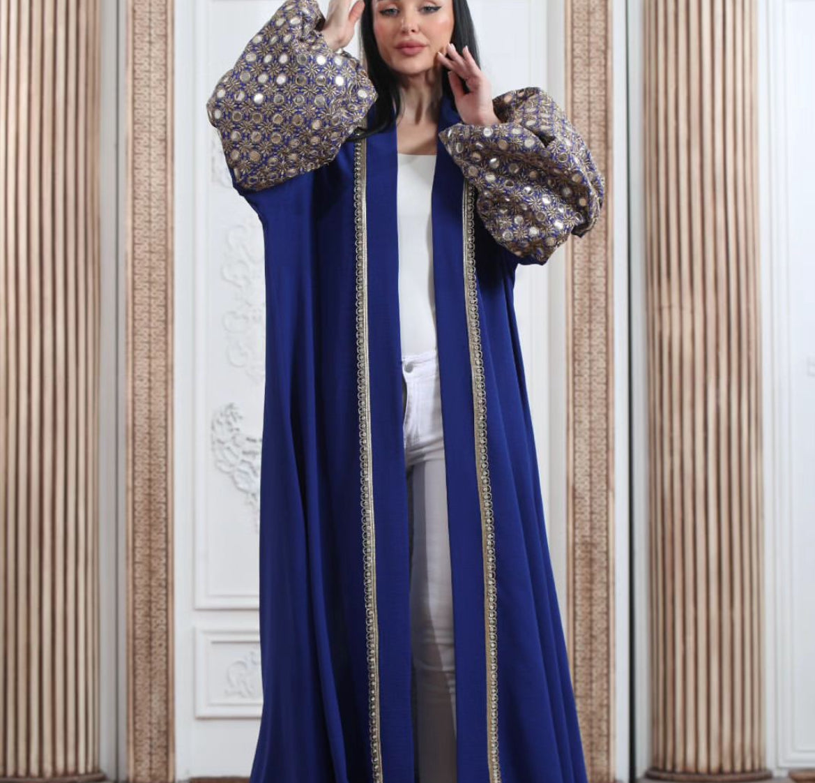 Cobalt Blue Abaya