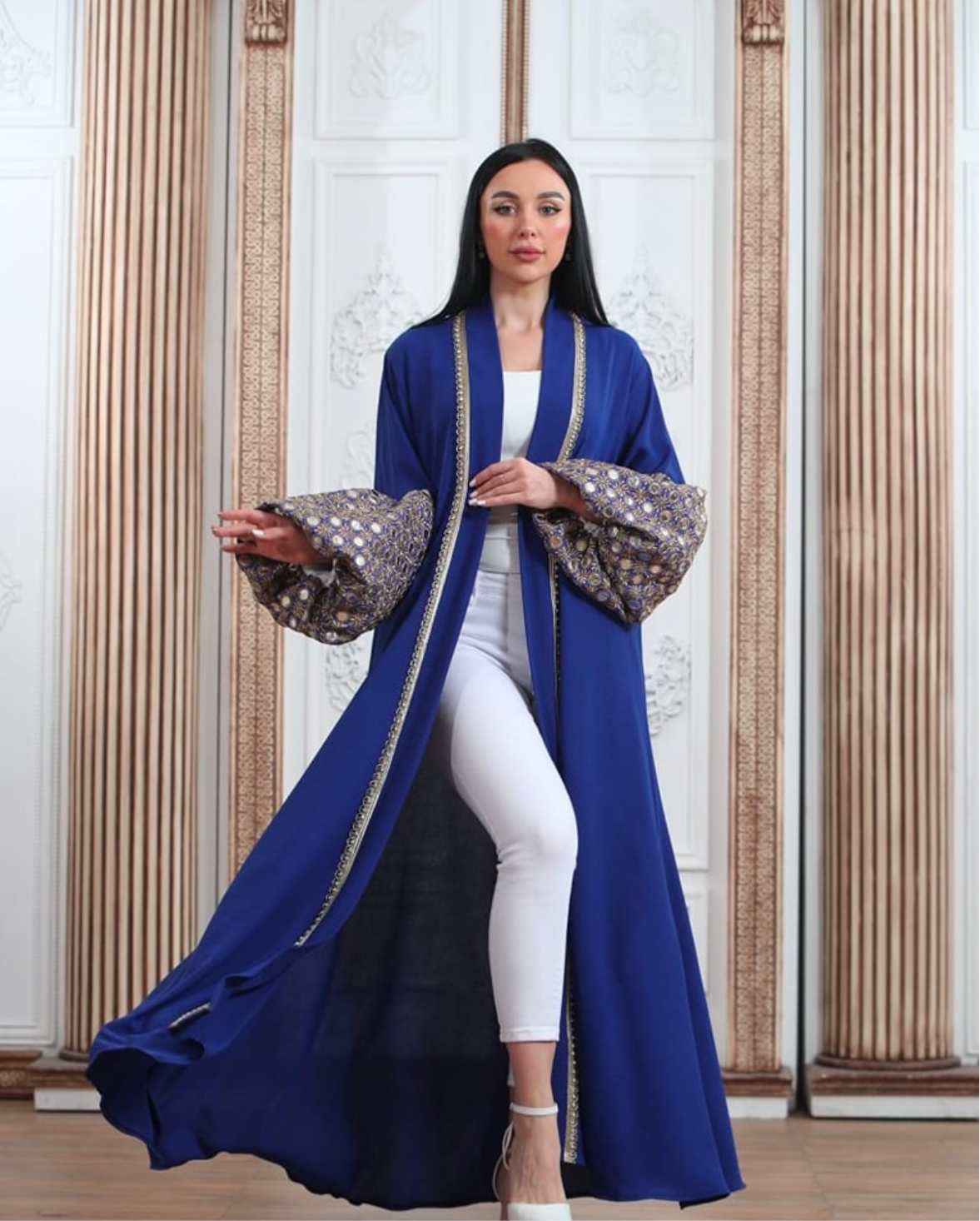 Cobalt Blue Abaya